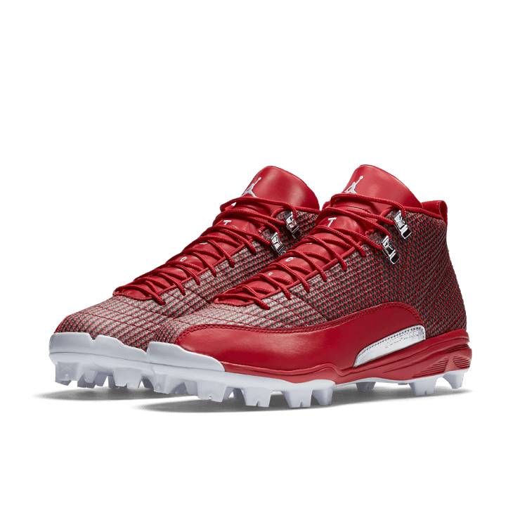 Air Jordan 12 Retro MCS Cleat Gym Red Angle 2