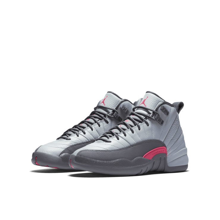 Jordan 12 grey pink on sale
