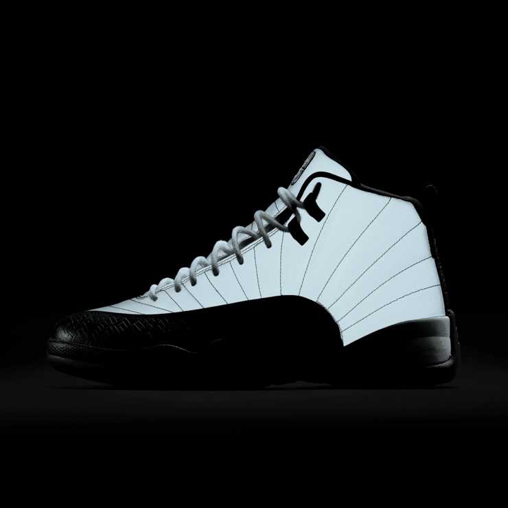 White Air Jordan 12 Black Game Royal White And Game Royal 12 On