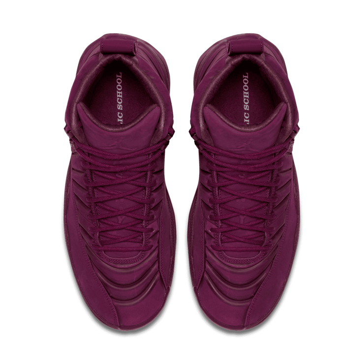 Air Jordan 12 Retro PSNY Bordeaux Angle 1