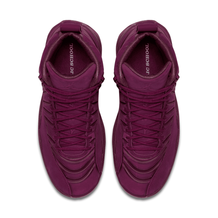Air Jordan 12 Retro PSNY Bordeaux Angle 1