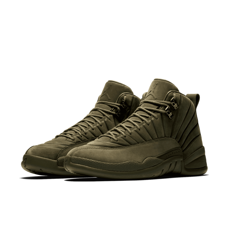 Air Jordan 12 Retro PSNY Olive Angle 2