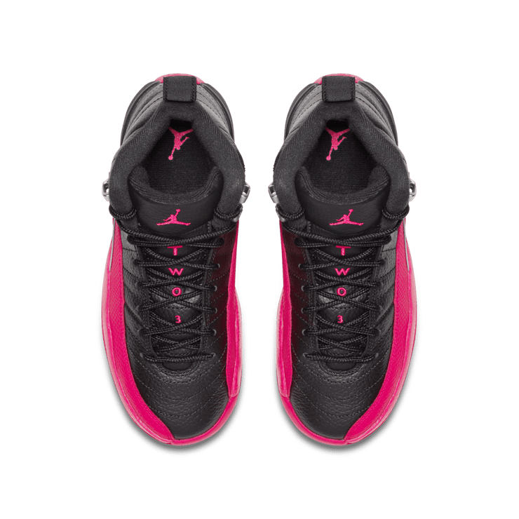 Black and pink jordan 12 deals