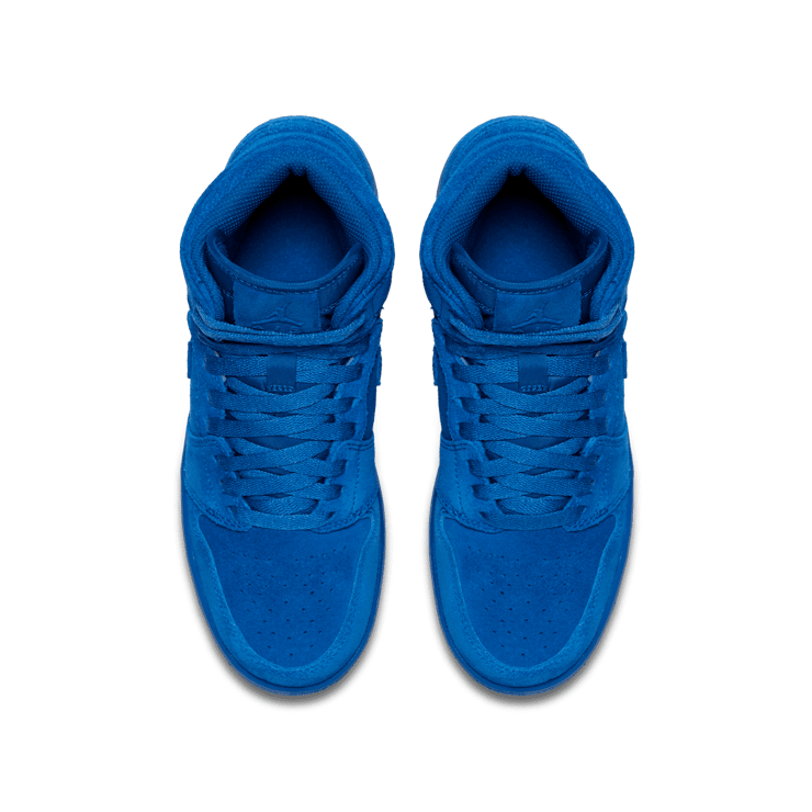 Air Jordan 1 Retro Blue Suede (GS) Angle 1