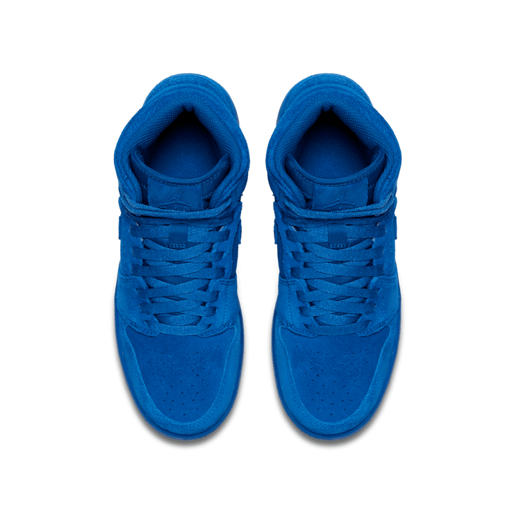 Air Jordan 1 Retro Blue Suede (GS) Angle 1