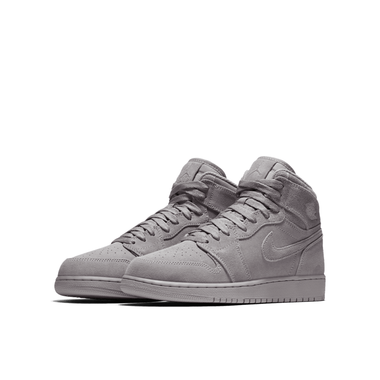 Air Jordan 1 Retro High Grey Suede (GS) Angle 2