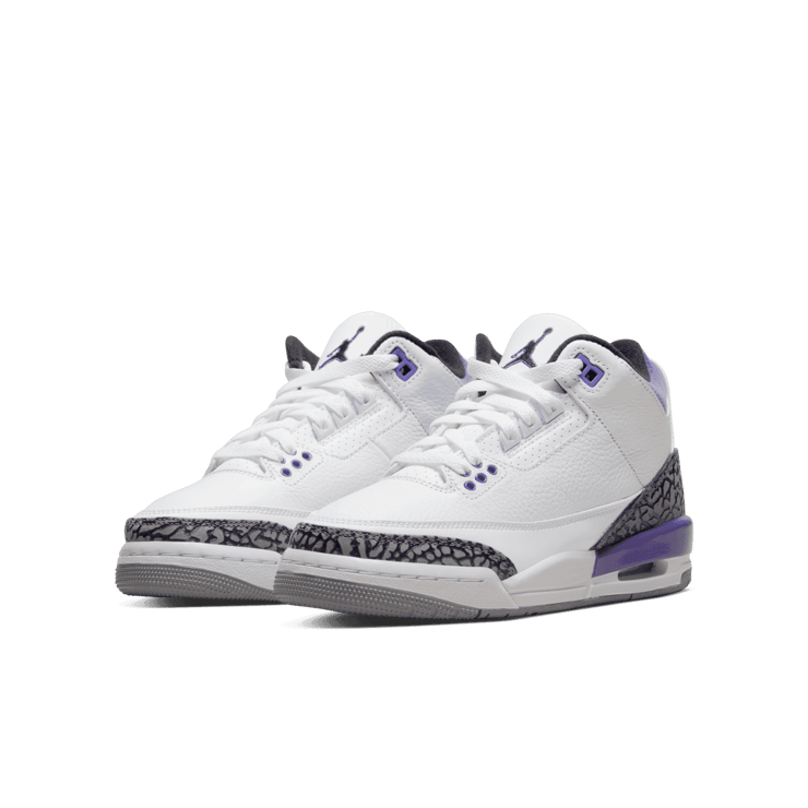 Air Jordan 3 Retro Dark Iris (GS) Angle 2