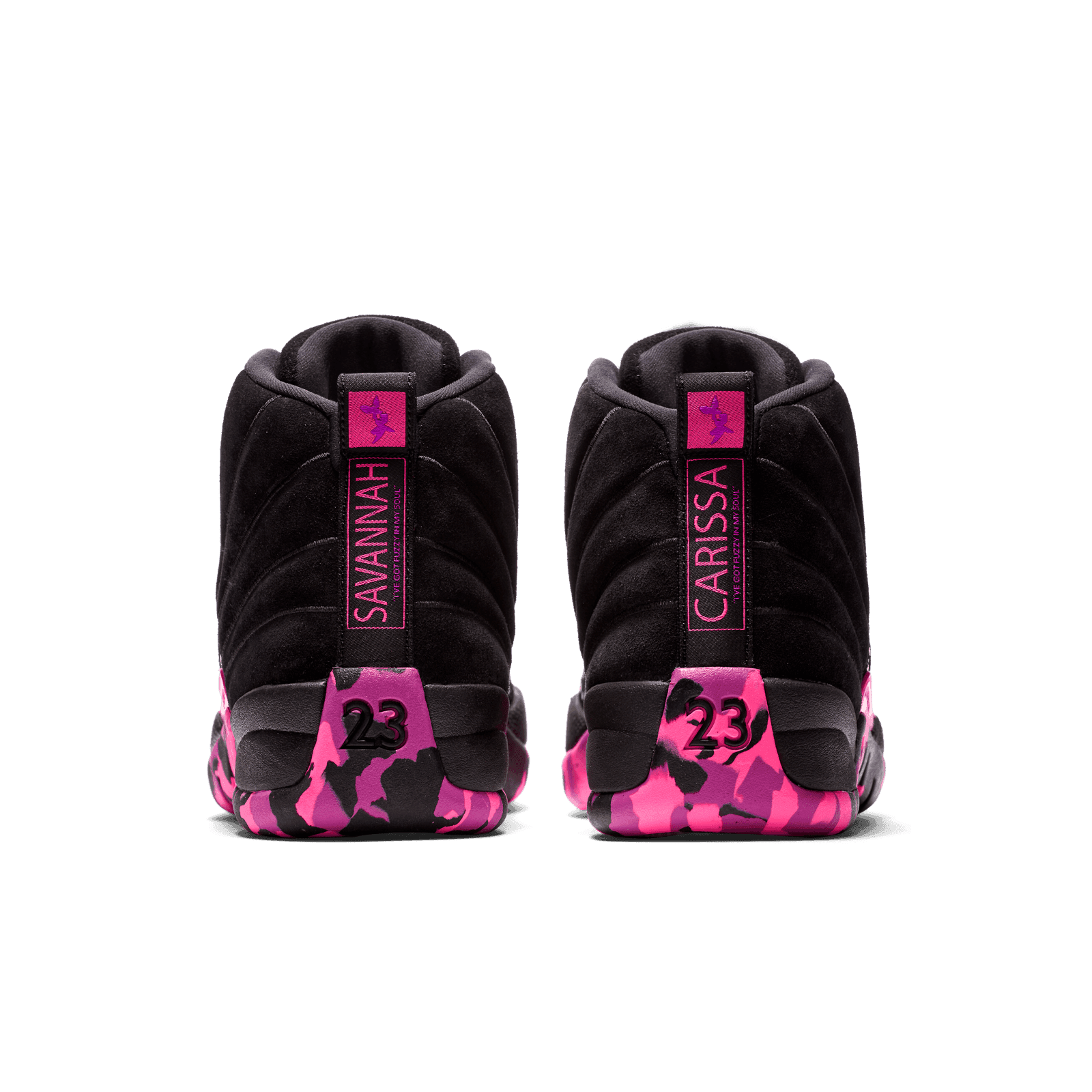 jordan 12 black pink