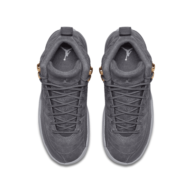 Air Jordan 12 Retro Dark Grey (GS) Angle 1