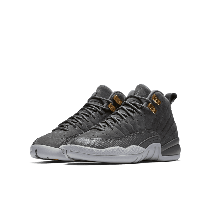 Air Jordan 12 Retro Dark Grey (GS) Angle 2