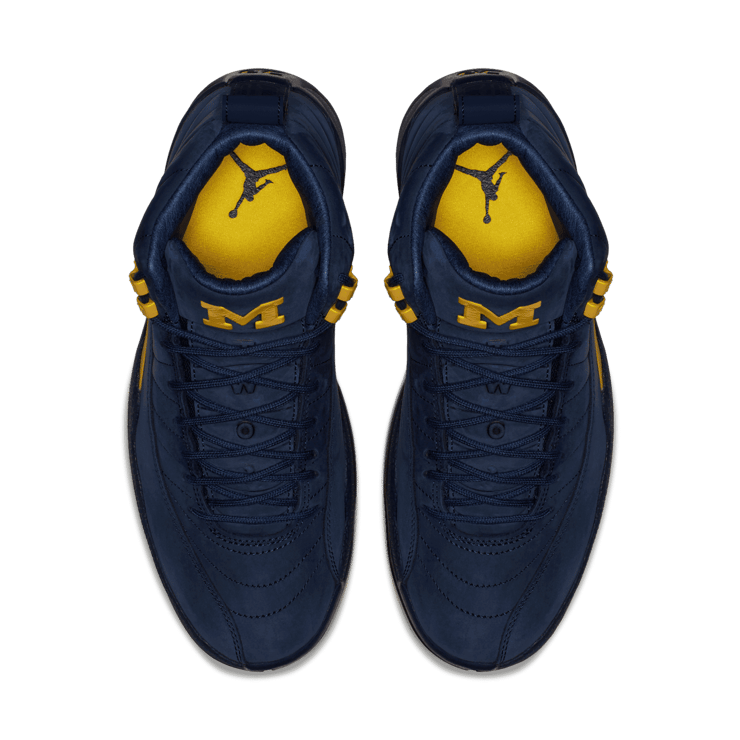 Air Jordan 12 Retro Michigan Angle 1