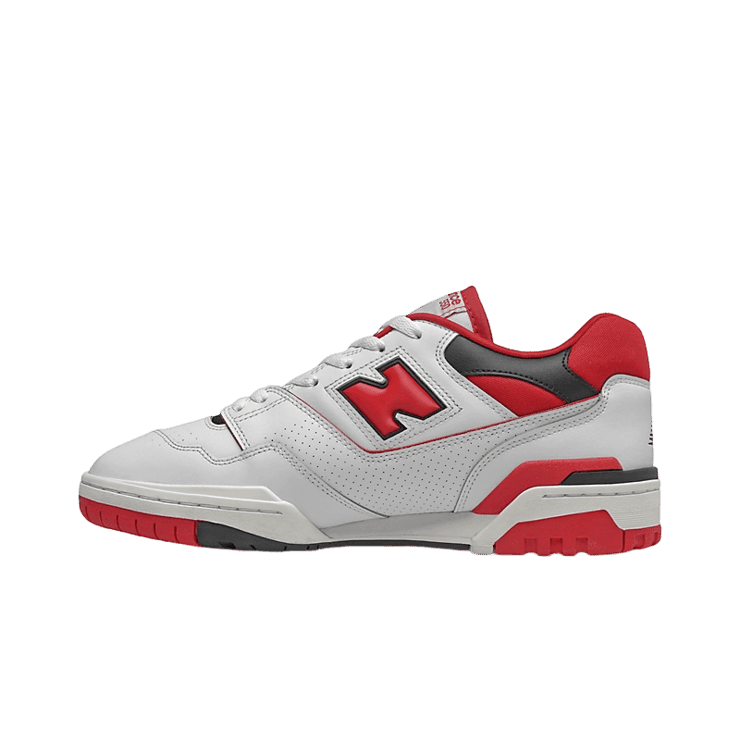 New Balance 550 White Red Angle 0