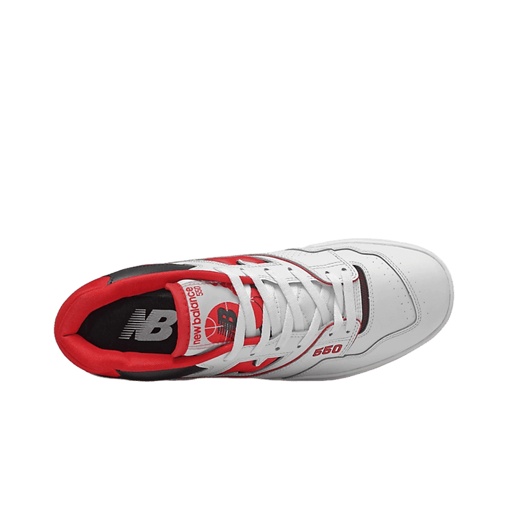 New Balance 550 White Red Angle 1