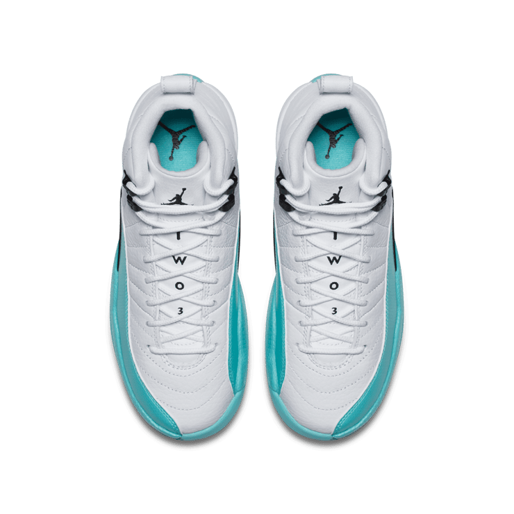 Air Jordan 12 Retro Light Aqua (GS) Angle 1