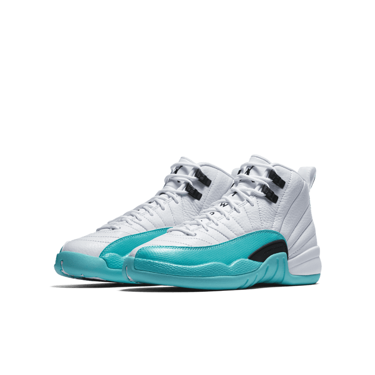 Air Jordan 12 Retro Light Aqua (GS) Angle 2