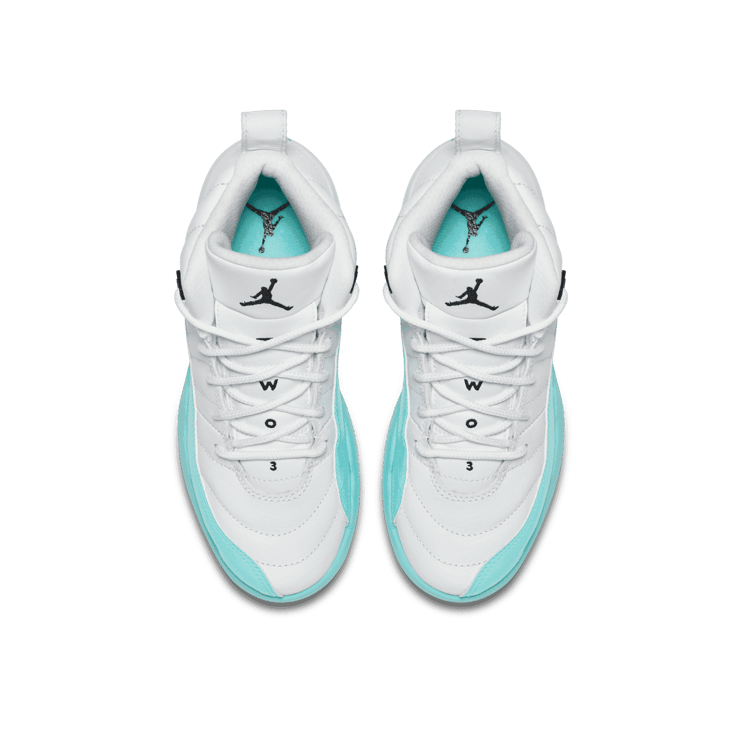 Air Jordan 12 Retro Light Aqua (PS) Angle 1