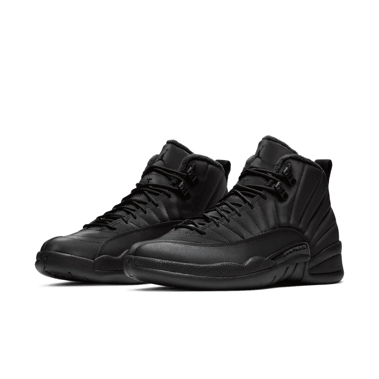 air jordan 12 winterized black shoes