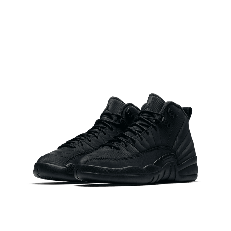 Air Jordan 12 Retro Winter Black (GS) Angle 2