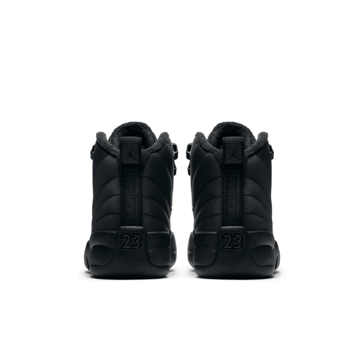 Winterized Jordan 12 Black Black Anthracite Top Jordan 12 Winter