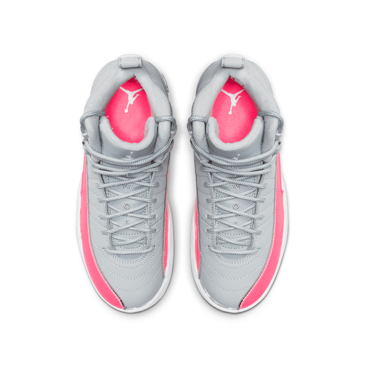 Air Jordan 12 Retro Wolf Grey Racer Pink GS 510815 060