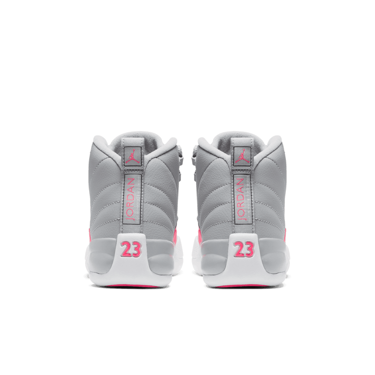 Air Jordan 12 Retro Wolf Grey Racer Pink (GS) Angle 3