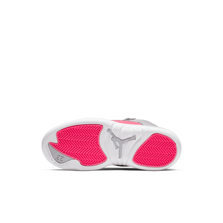 Air Jordan 12 Retro Wolf Grey Racer Pink (PS) Angle 0