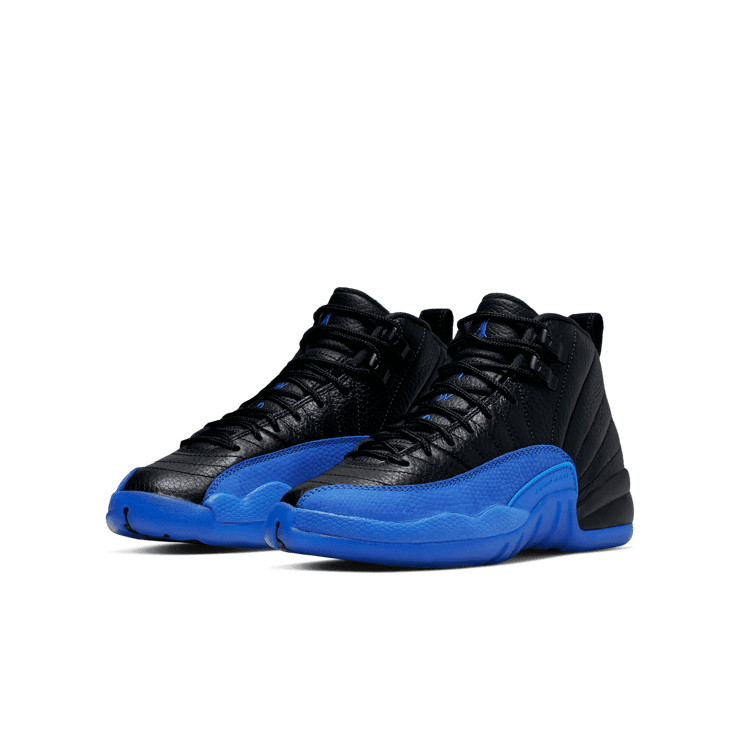 Air Jordan 12 Retro Black Game Royal (GS) Angle 2