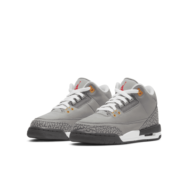 Air Jordan 3 Retro Cool Grey (2021) (GS) Angle 2