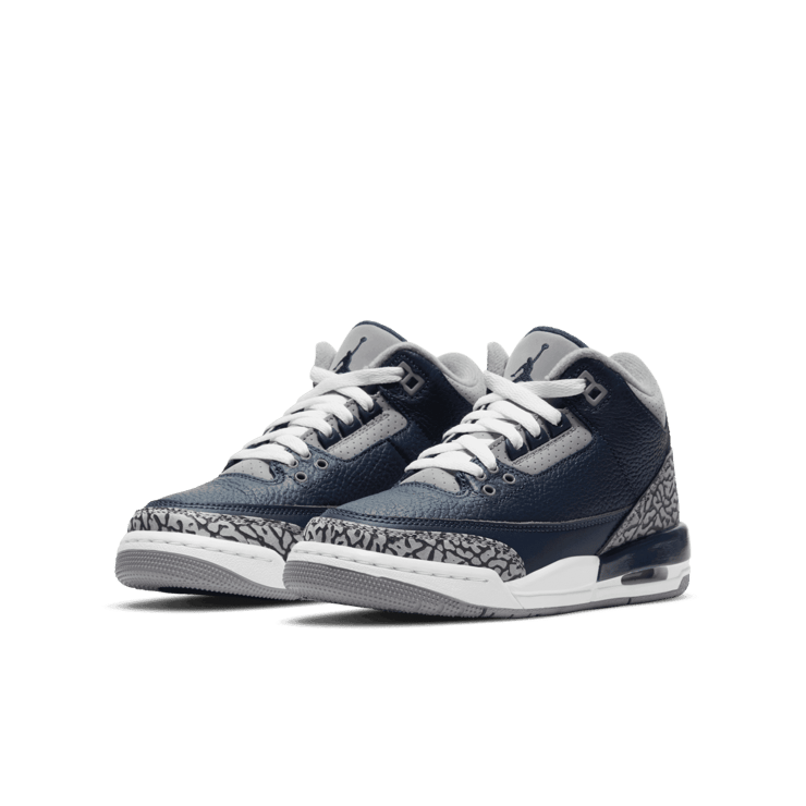 Air Jordan 3 Retro Georgetown (2021) (GS) Angle 2