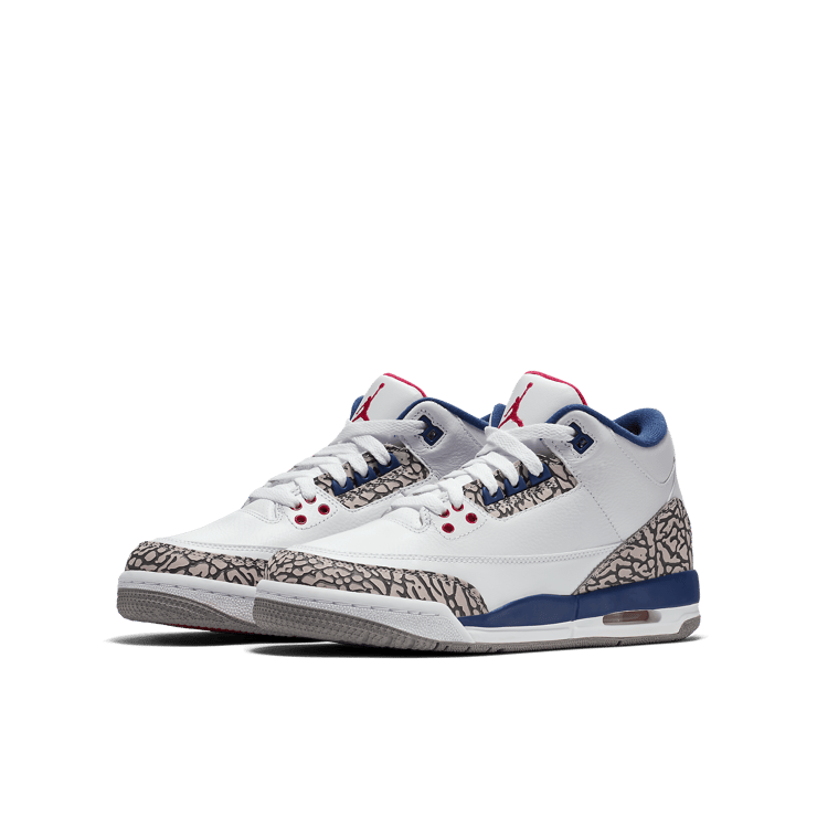 Air Jordan 3 Retro True Blue (2016) (GS) Angle 2