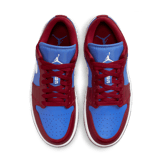 Jordan 1 Low Pomegranate Medium Blue (W) Angle 1