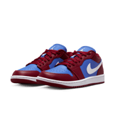 Jordan 1 Low Pomegranate Medium Blue (W) Angle 2