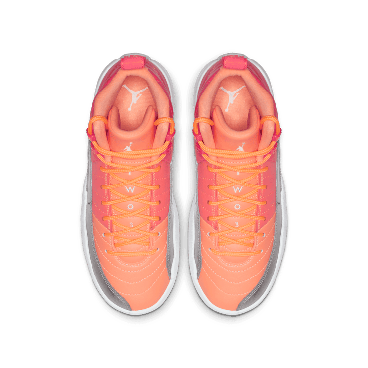 Peach jordans 12 sales