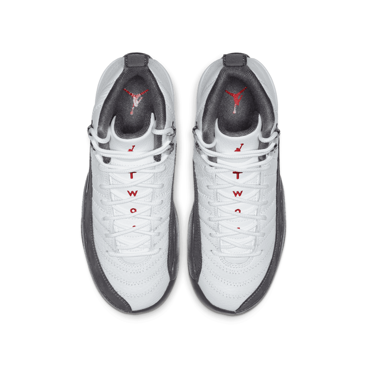 Air Jordan 12 Retro White Dark Grey (GS) 153265-160