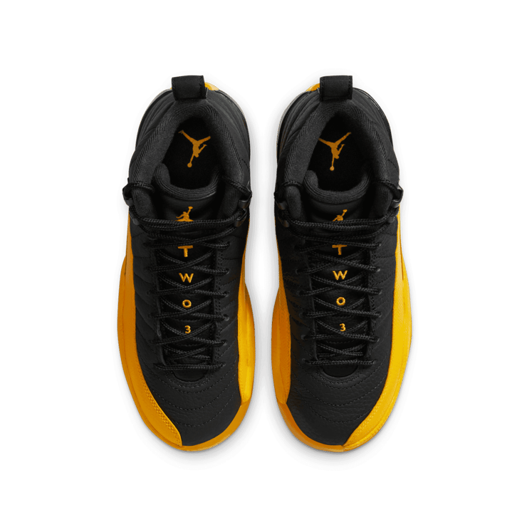 Air Jordan 12 Retro Black University Gold (GS) Angle 1