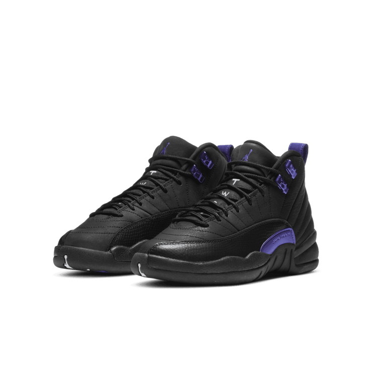 Air Jordan 12 Retro Black Dark Concord (GS) Angle 2