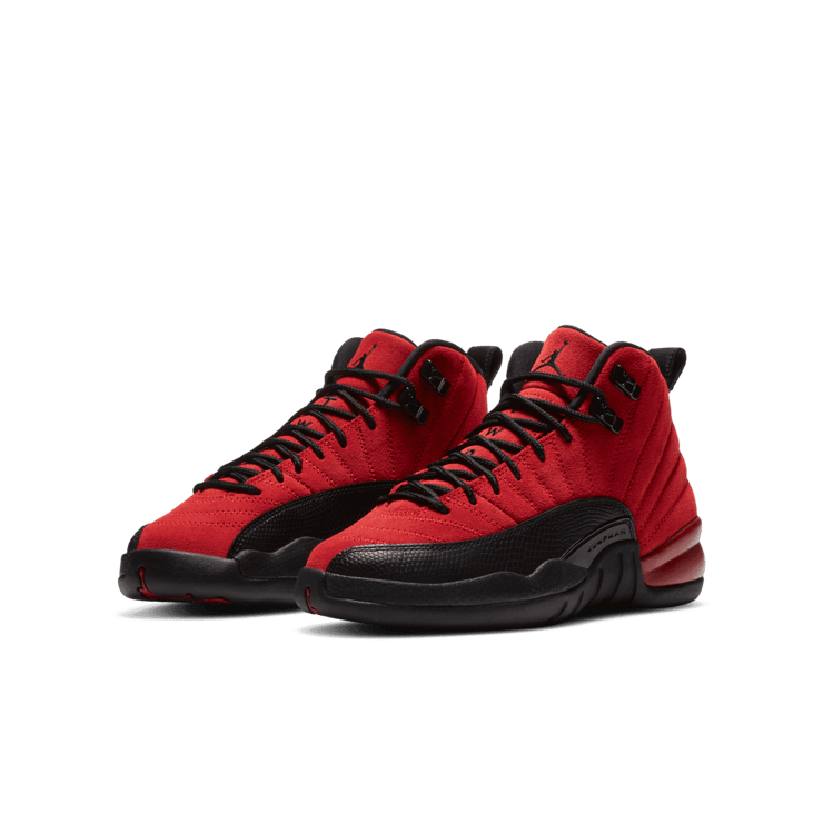 Air Jordan 12 Retro Reverse Flu Game (GS) Angle 2