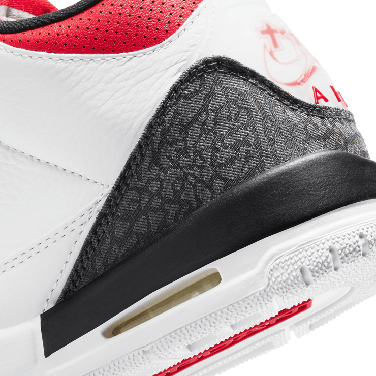 Air Jordan 3 Retro SE-T JP Fire Red Denim (GS) Angle 5