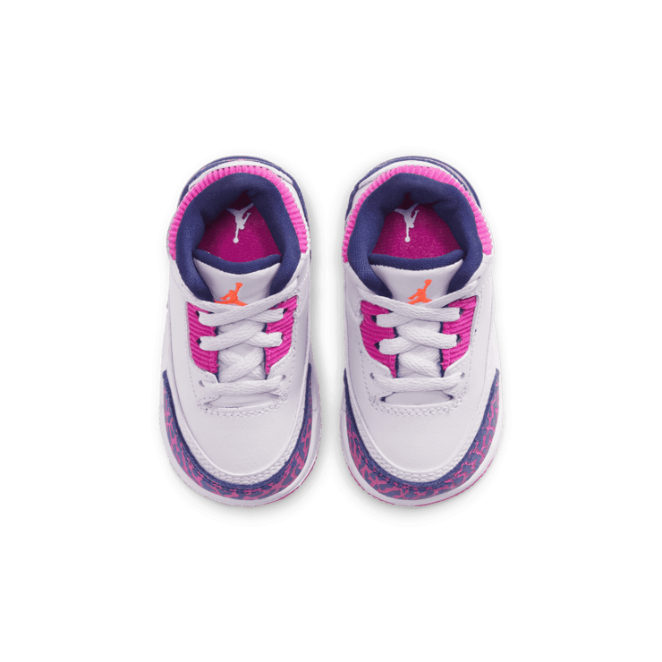 Air Jordan 3 Retro Barely Grape (TD) Angle 1