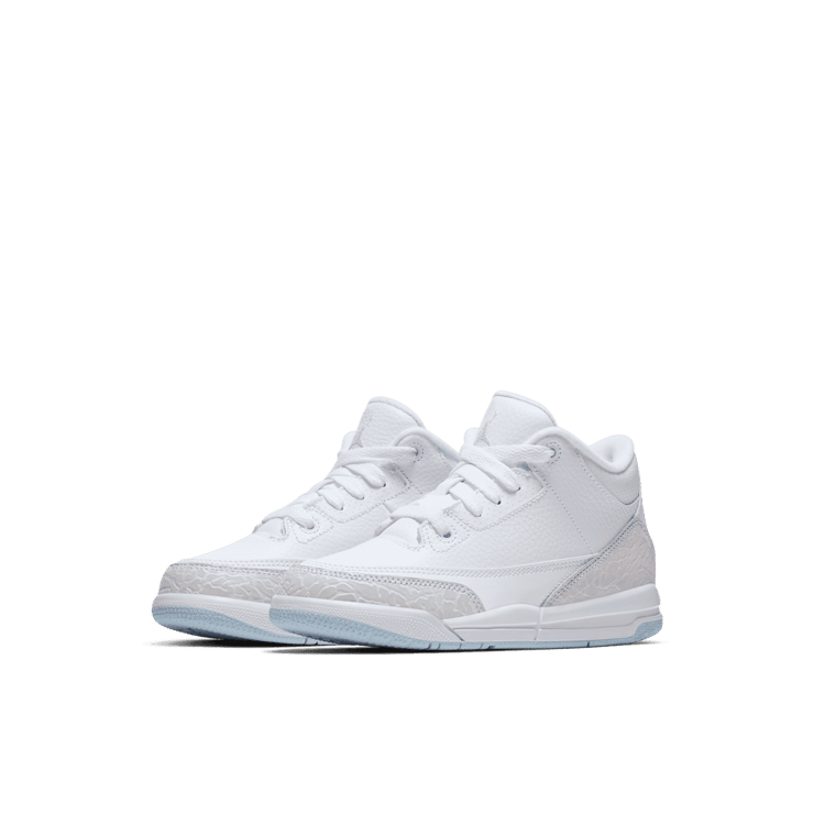 Air Jordan 3 Retro Pure White (2018) (PS) Angle 2