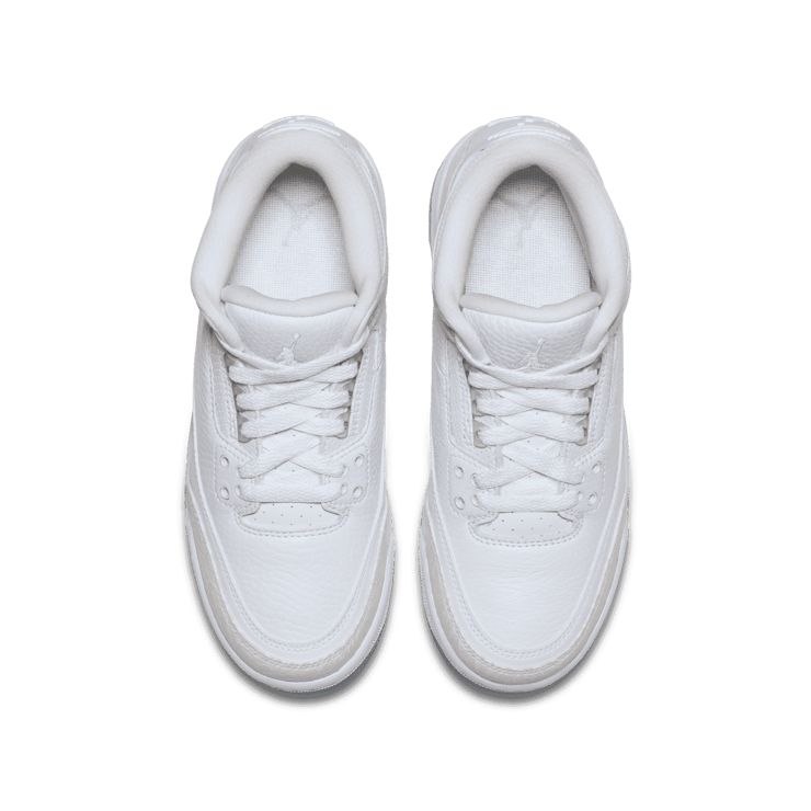 Air Jordan 3 Retro Pure White (2018) (GS) Angle 1