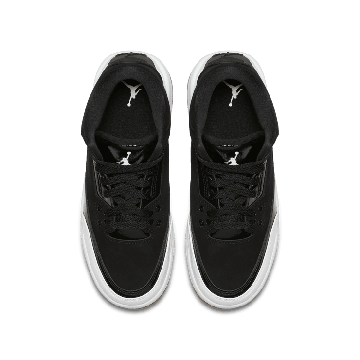 Air Jordan 3 Retro Black White Gum (GS) Angle 1