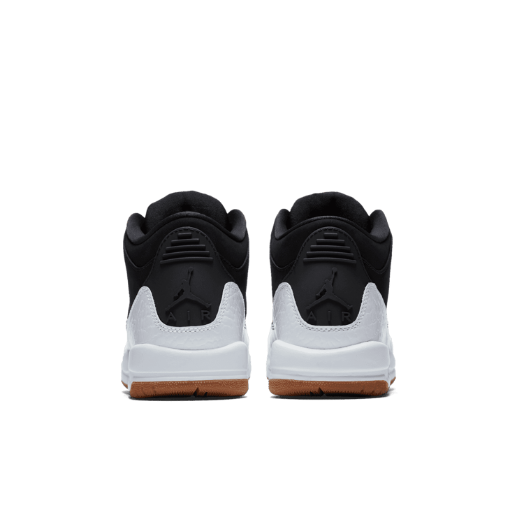 Air Jordan 3 Retro Black White Gum (GS) Angle 3