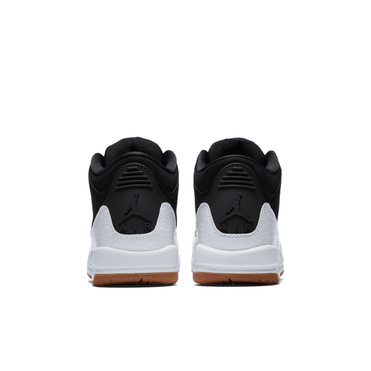 Air Jordan 3 Retro Black White Gum (GS) Angle 3
