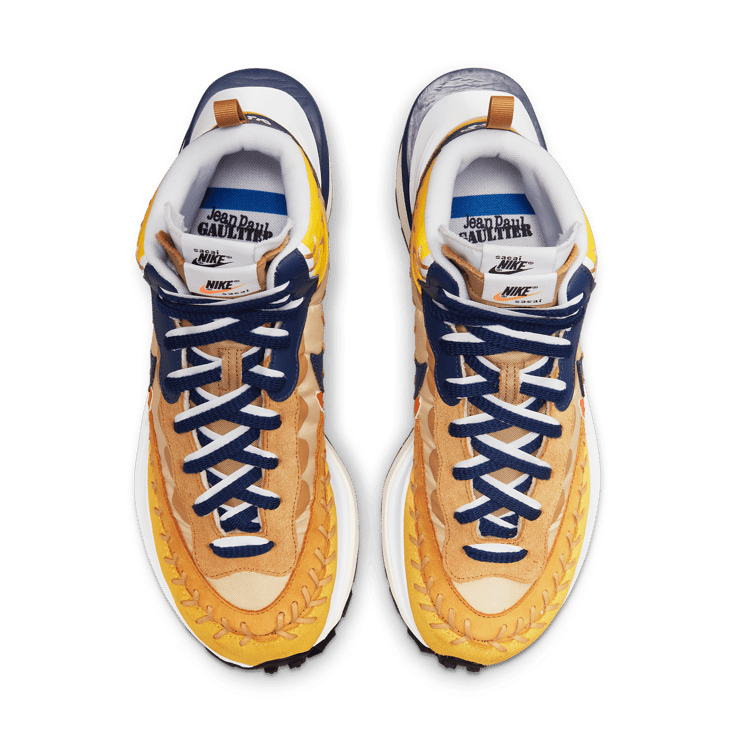 Nike Vaporwaffle sacai Jean Paul Gaultier Sesame Blue Angle 1