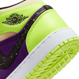 Air Jordan 1 Mid Volt Vivid Orange (GS) Angle 5