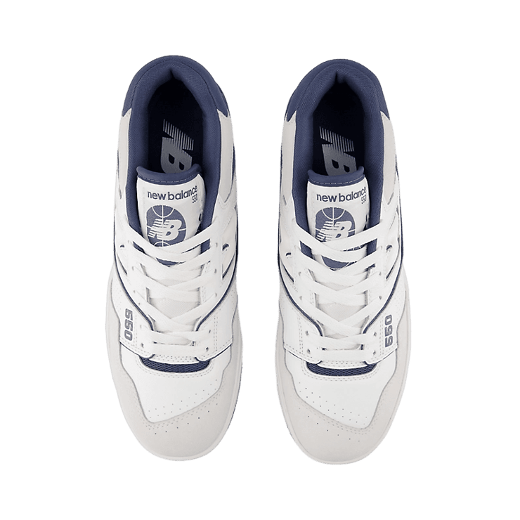 New Balance 550 White Dusty Blue Angle 1