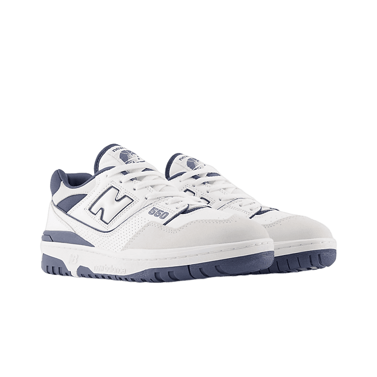 New Balance 550 White Dusty Blue Angle 2