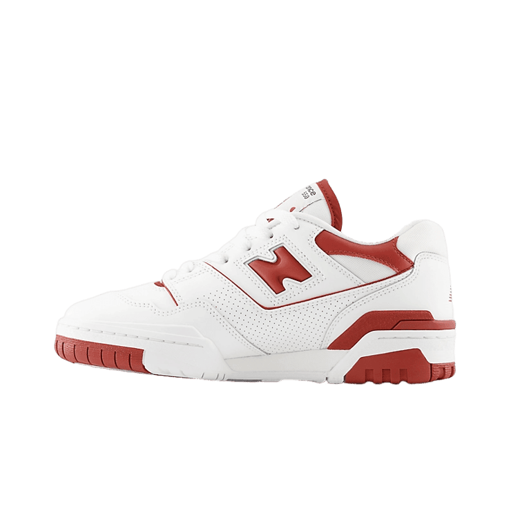 New Balance 550 White Brick Red (W) Angle 0