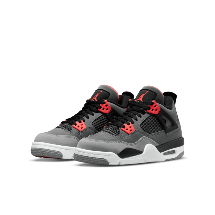 Air Jordan 4 Retro Infrared (GS) Angle 2